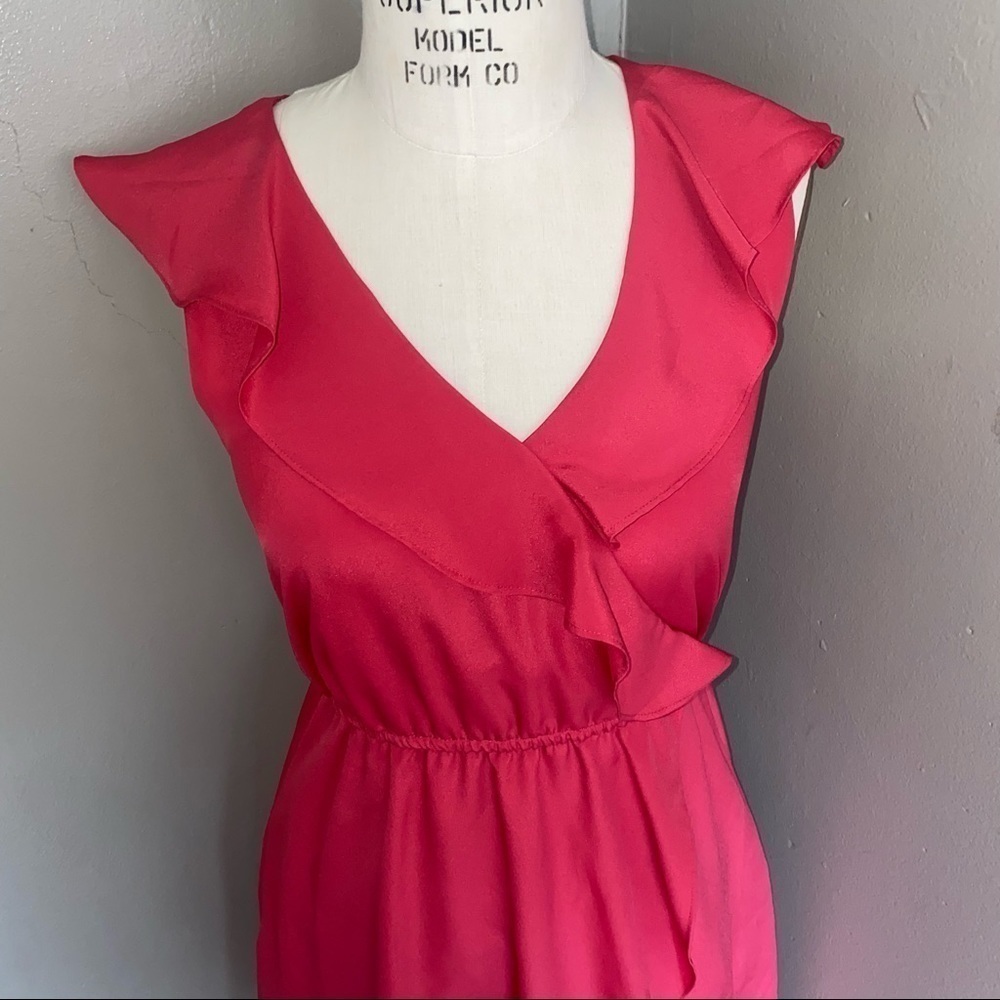 BCBGENERATION RUFFLE DRESS FRONT DRESS XS - Picture 10 of 10